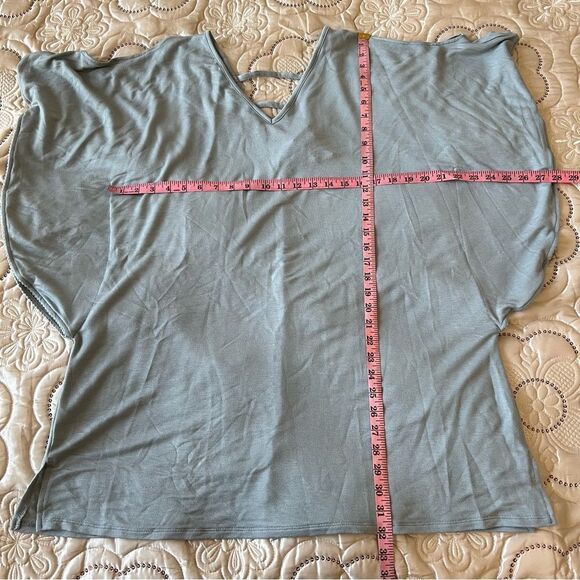 Dotti Cold Shoulder Swim Cover-Up Tunic in Gray NEW Size Large - Picture 9 of 9